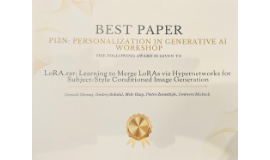 Samsung R&D Institute UK Wins Best Paper Award at ICCV 2025 Personalization in Generative AI Workshop